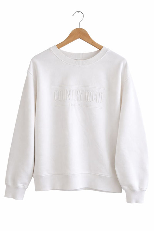 Country Road Classics White Sweater