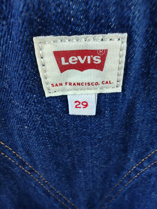 Levi Dark blue denim dungarees