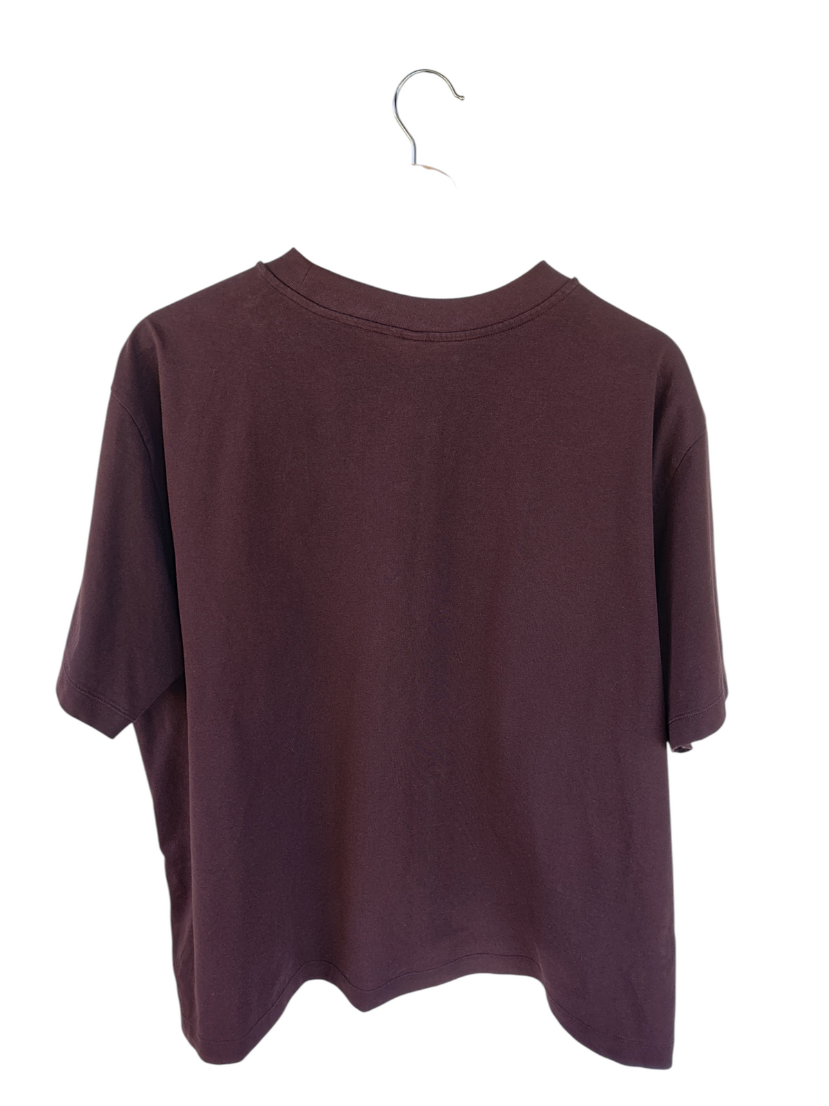 UNI QLO Brown Short Sleeve Casual Tee