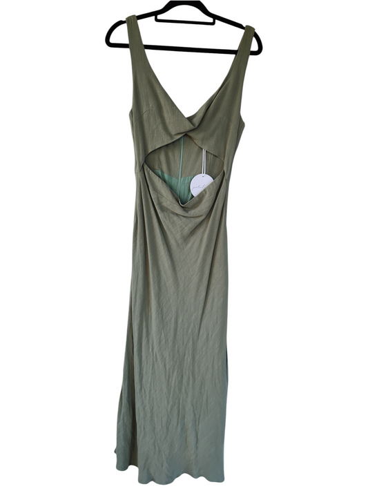 Petal + Pup Sage Green Cut Out Maxi Dress