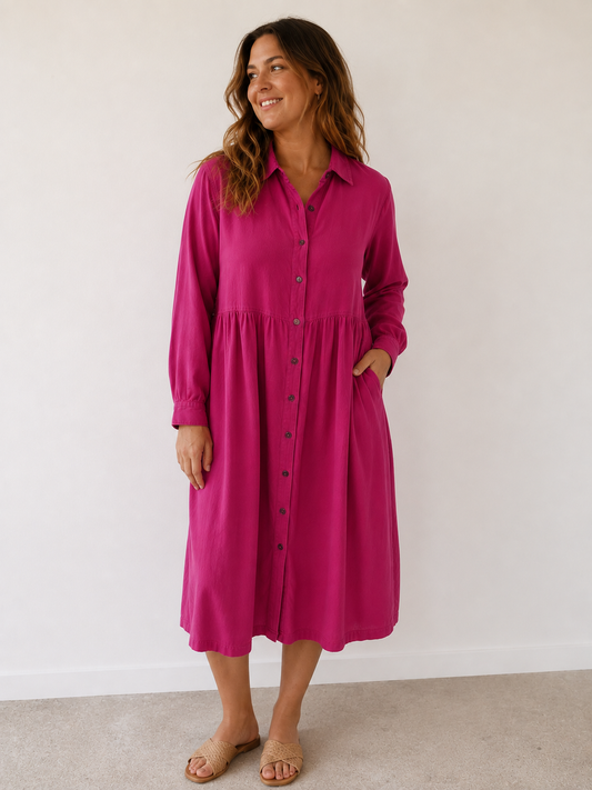 Orientique Corduroy Dress