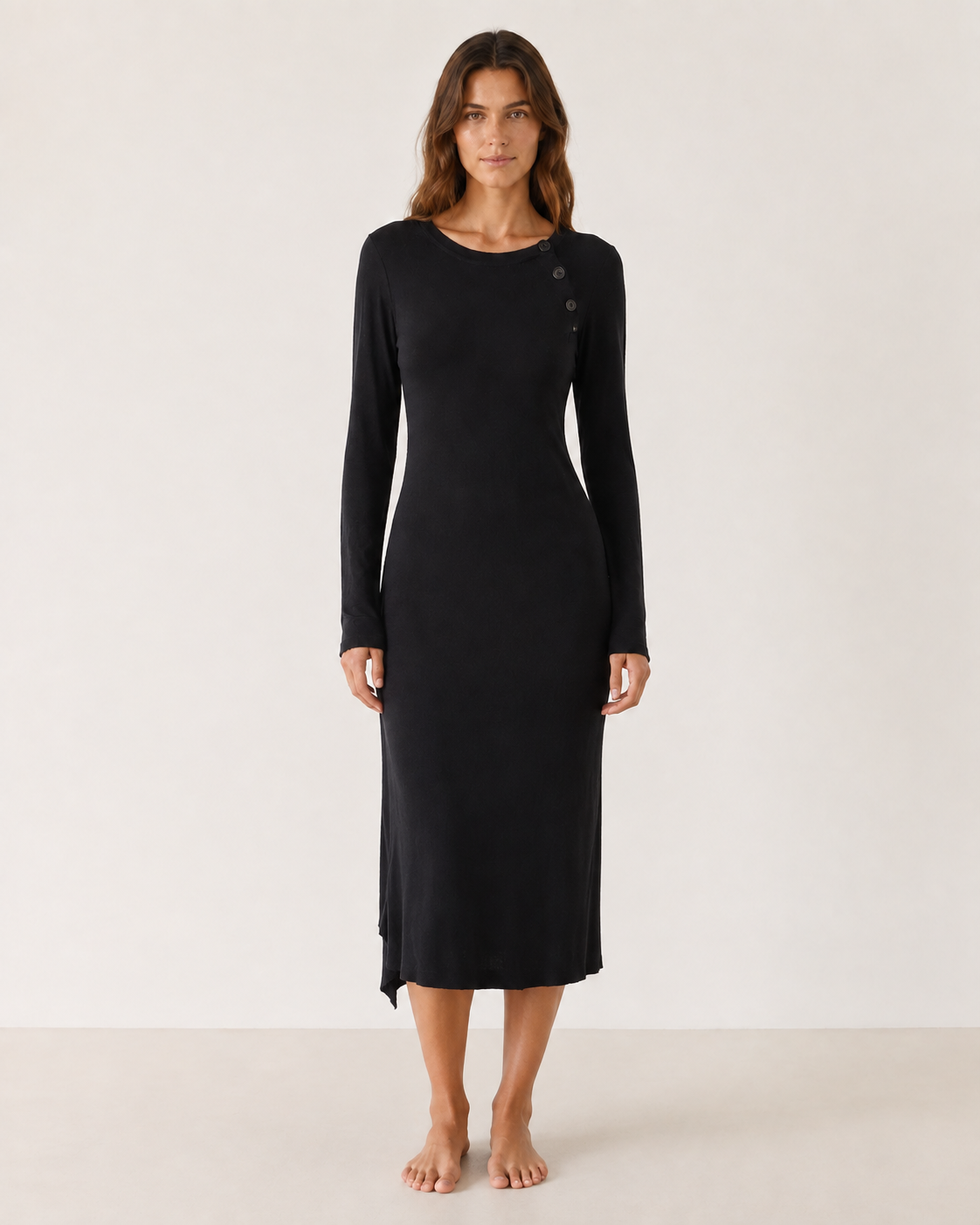 Country Road Black Midi Dress