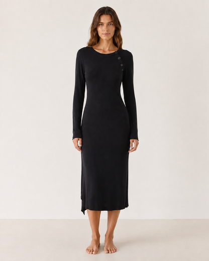 Country Road Black Midi Dress