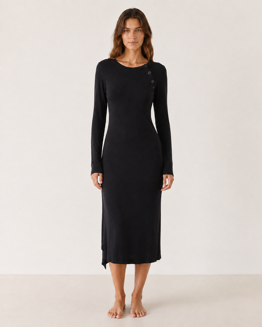 Country Road Black Midi Dress