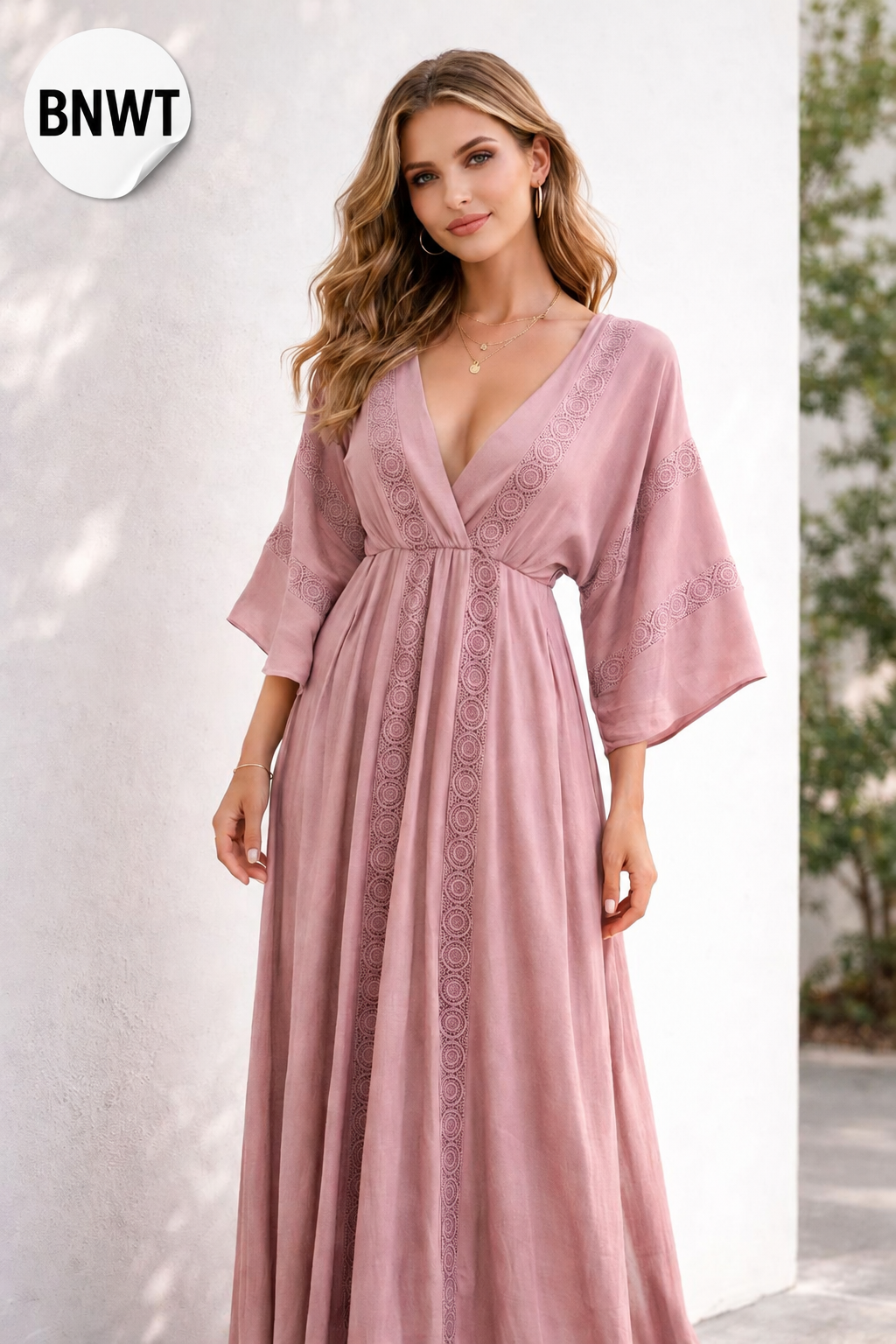 Belle & Bloom Wild Orchid Hideaway Maxi Dress