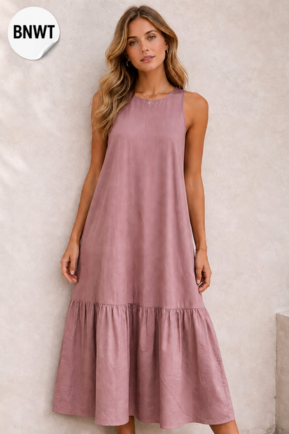 Preview Sleeveless Tiered Maxi Dress