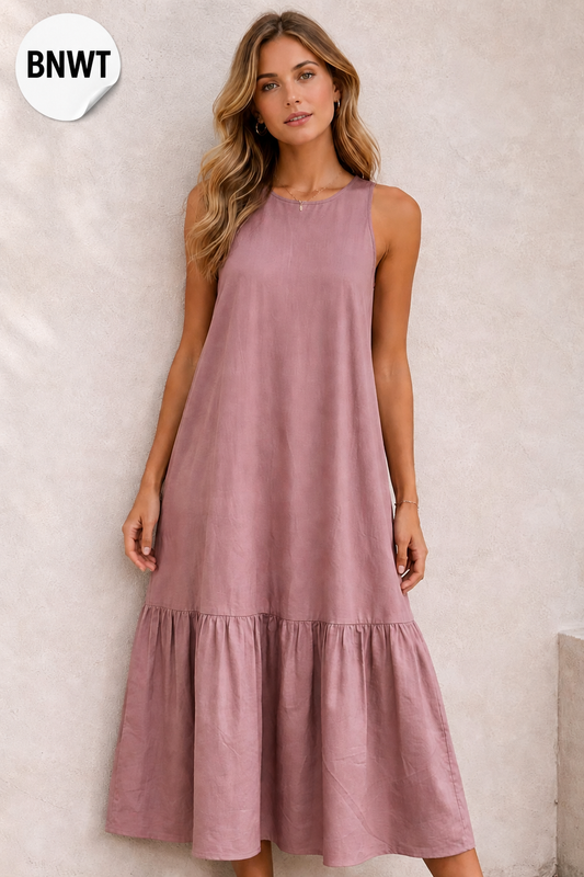 Preview Sleeveless Tiered Maxi Dress