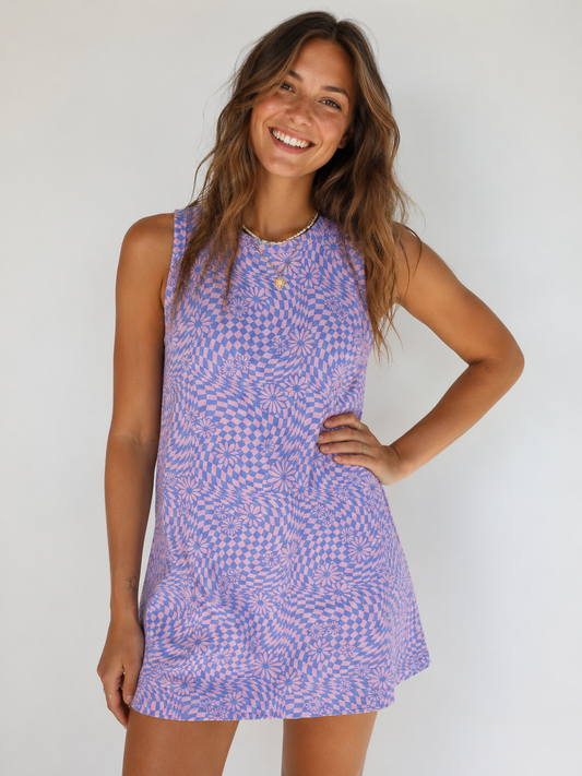 Geometric Mini Dress