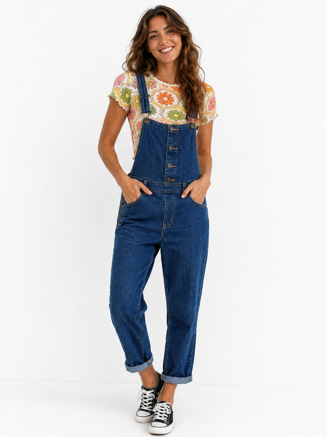 Levi Dark blue denim dungarees