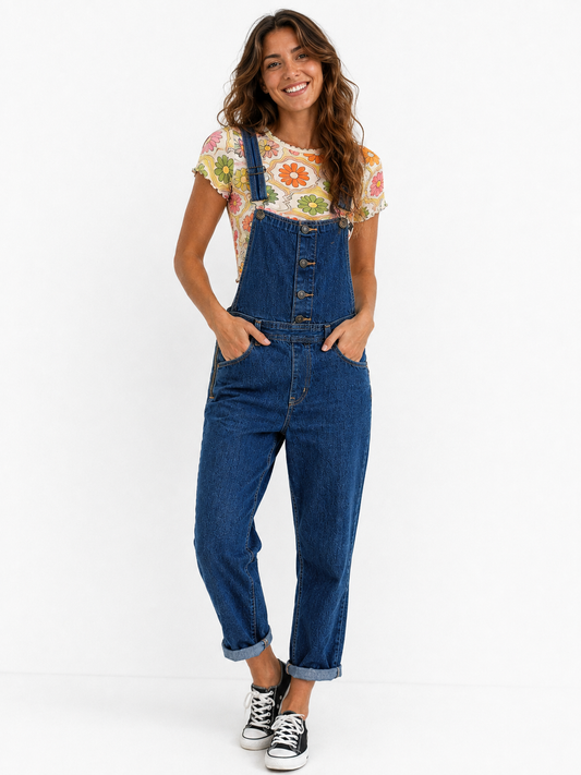 Levi Dark blue denim dungarees