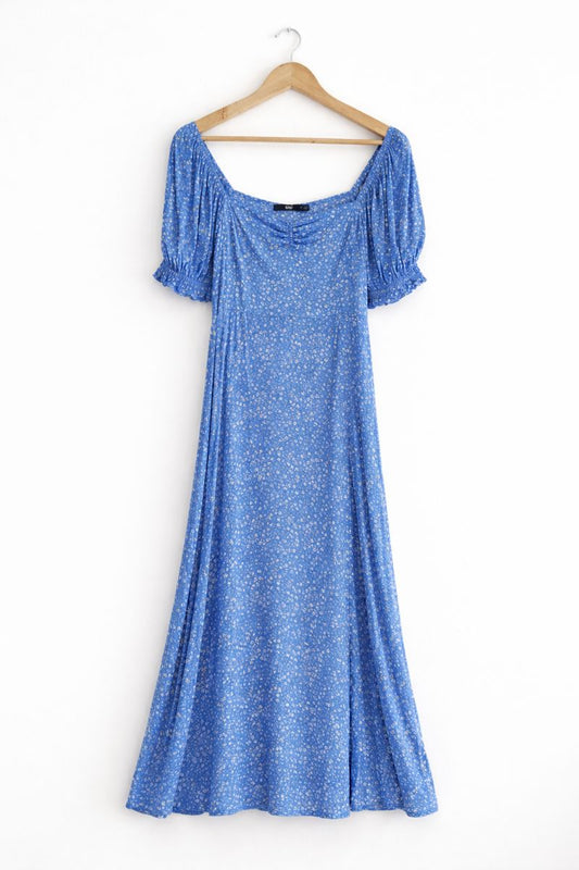 Sportsgirl Blue Floral Maxi Dress