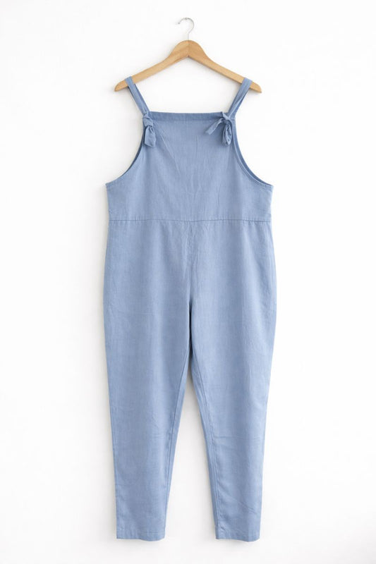 Dusty Light Blue Dungarees