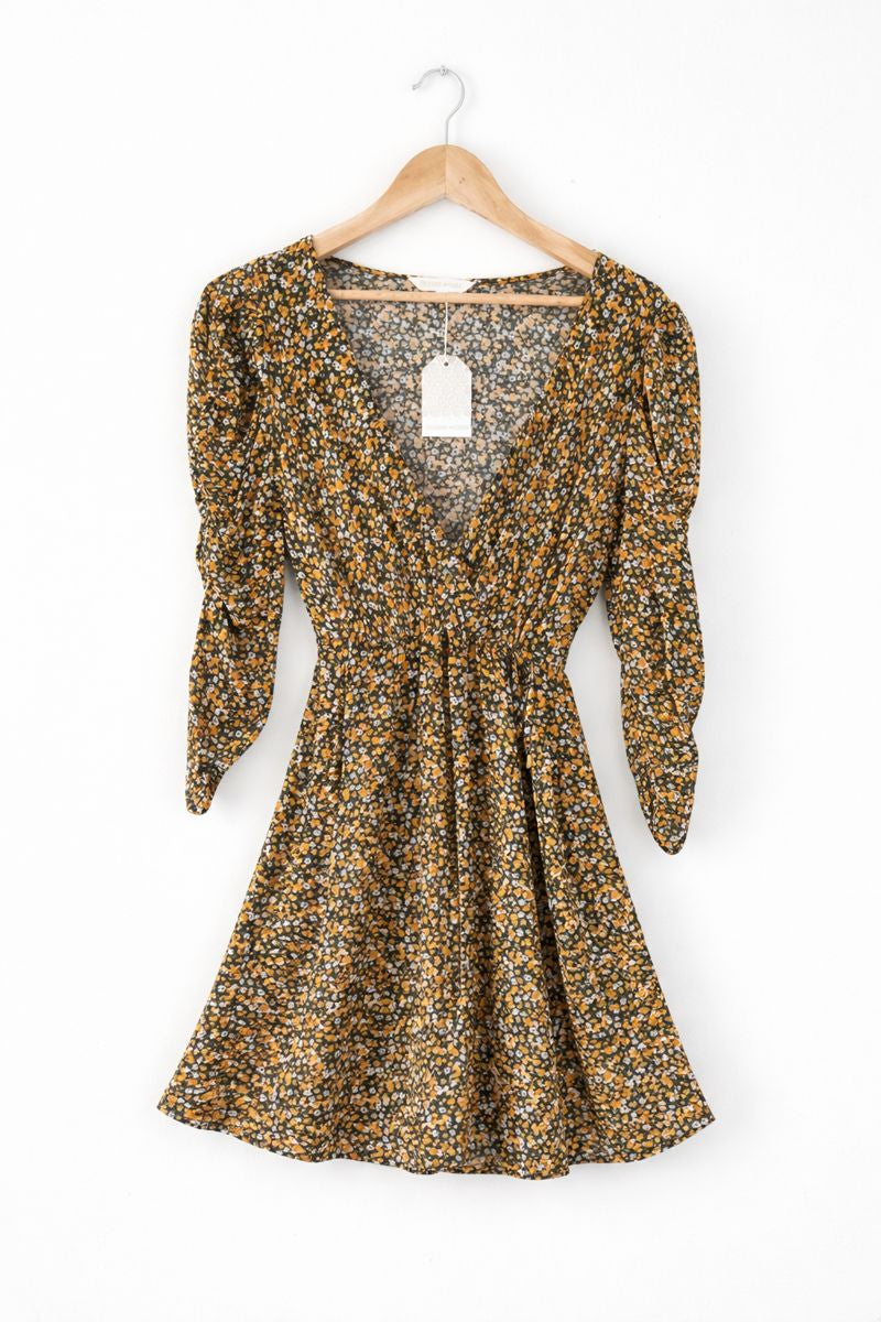 Beyond Words Floral Print Dress - New w Tag