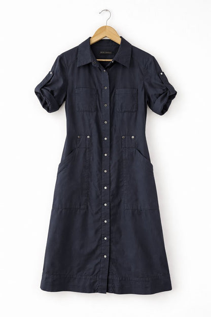 David Lawrence Black Utility Dress