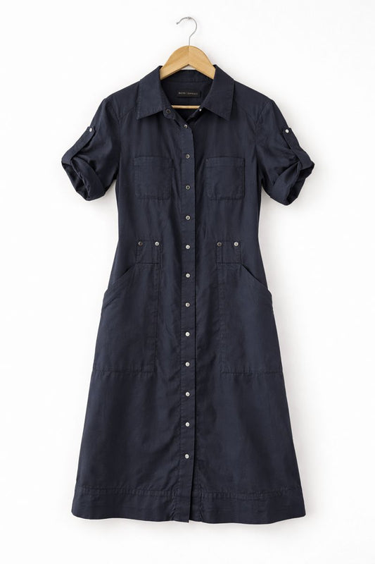 David Lawrence Black Utility Dress