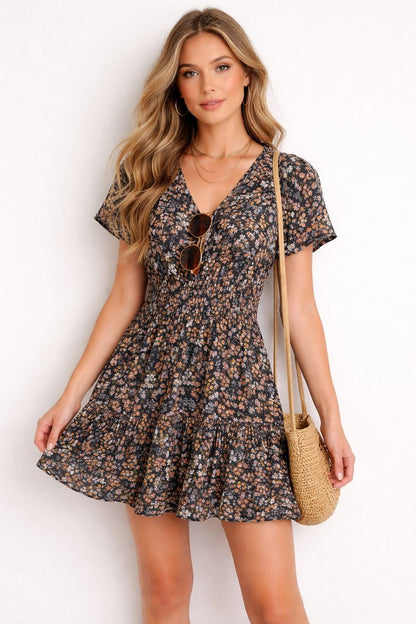 French Connection Floral Print Dress