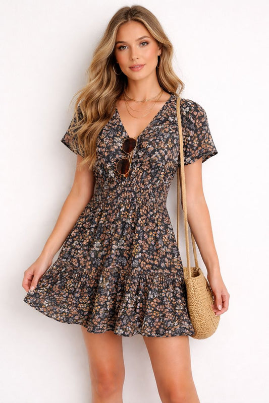 French Connection Floral Print Dress