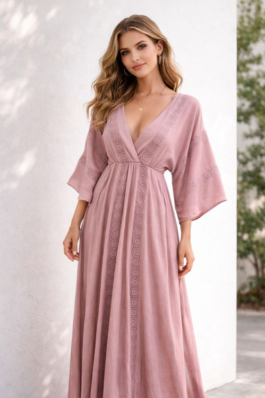 Belle & Bloom Wild Orchid Hideaway Maxi Dress