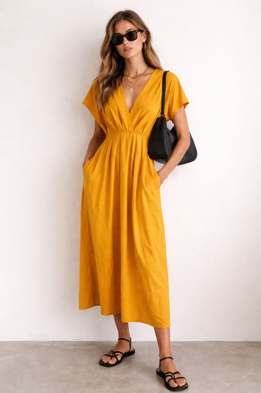 Mustard Yellow Shein Maxi Dress