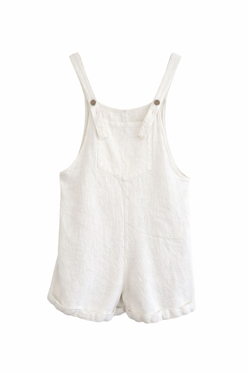 Ghanda White Dungarees