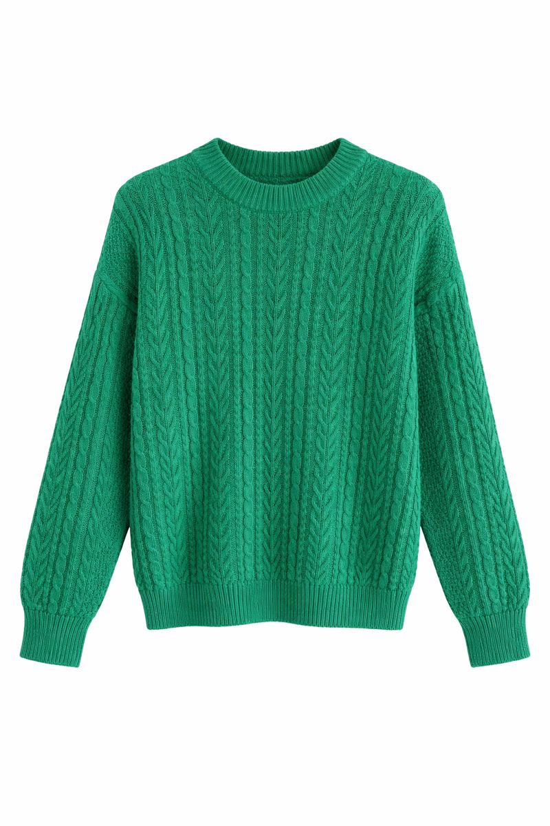 Green Knit Sweater