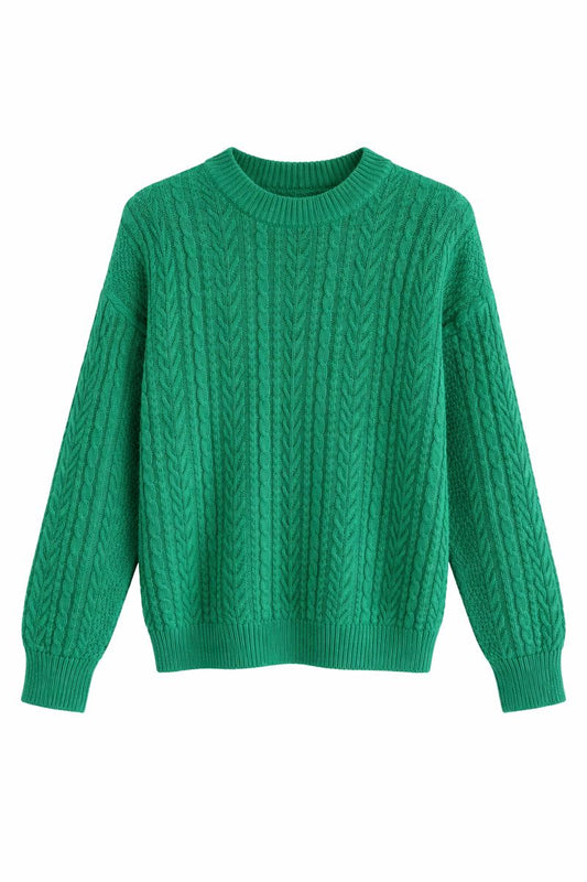 Green Knit Sweater