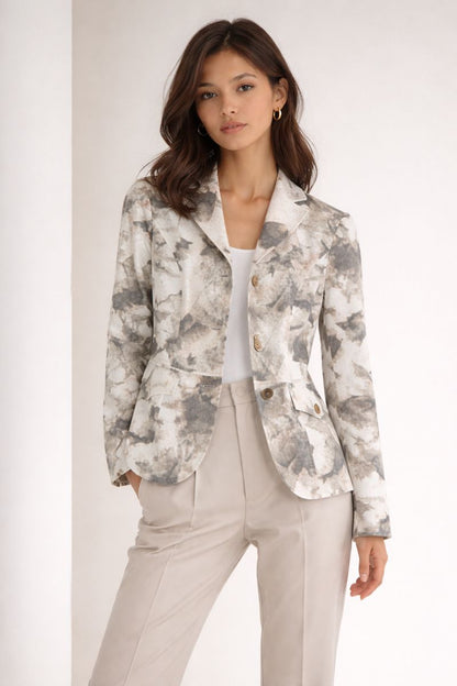 Green Print Jacket