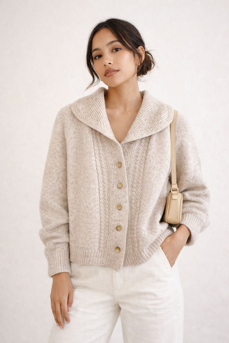 Handmade Knit Beige