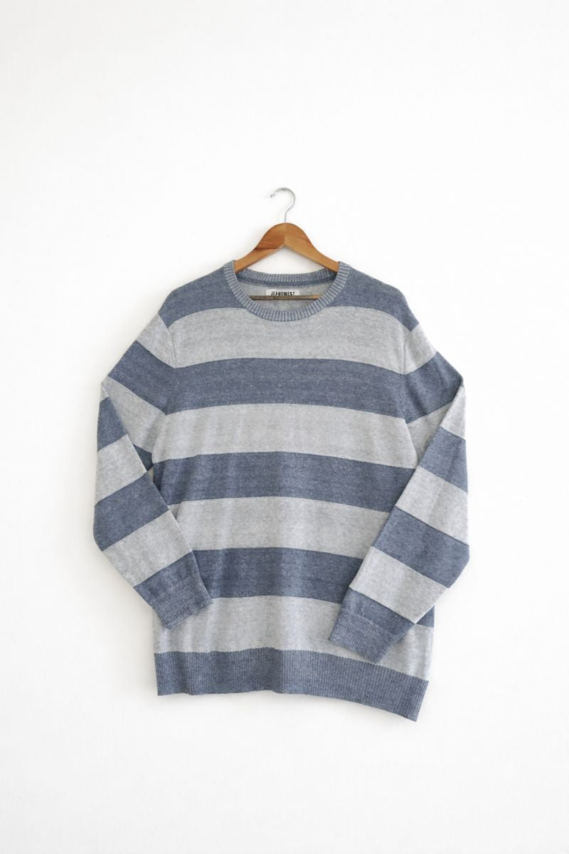 Striped Blue & White Sweater