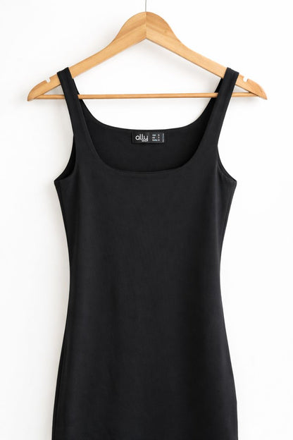 Black Body Con Mini Dress