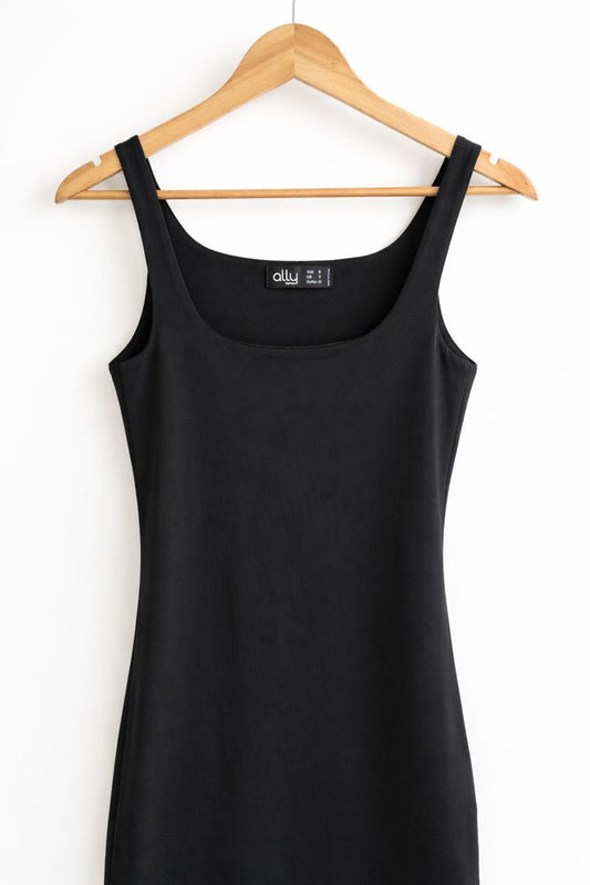 Black Body Con Mini Dress