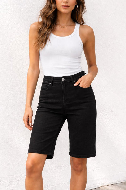 Bermuda Black Shorts