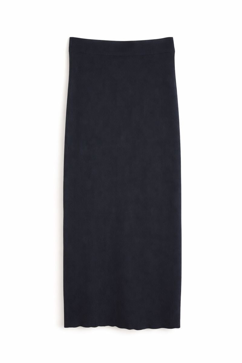 Y2K Black Pencil Maxi Skirt