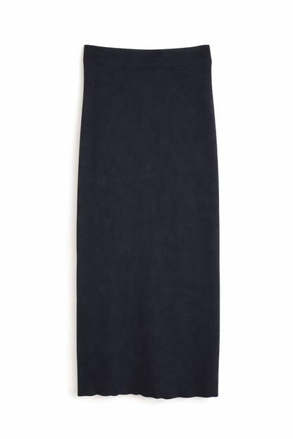 Y2K Black Pencil Maxi Skirt