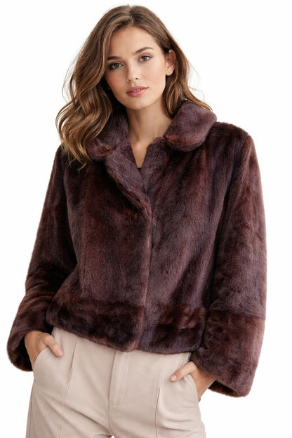 Vintage 60's Berkley Furs House of Mink Burwood Genuine Mink Fur Coat Jacket
