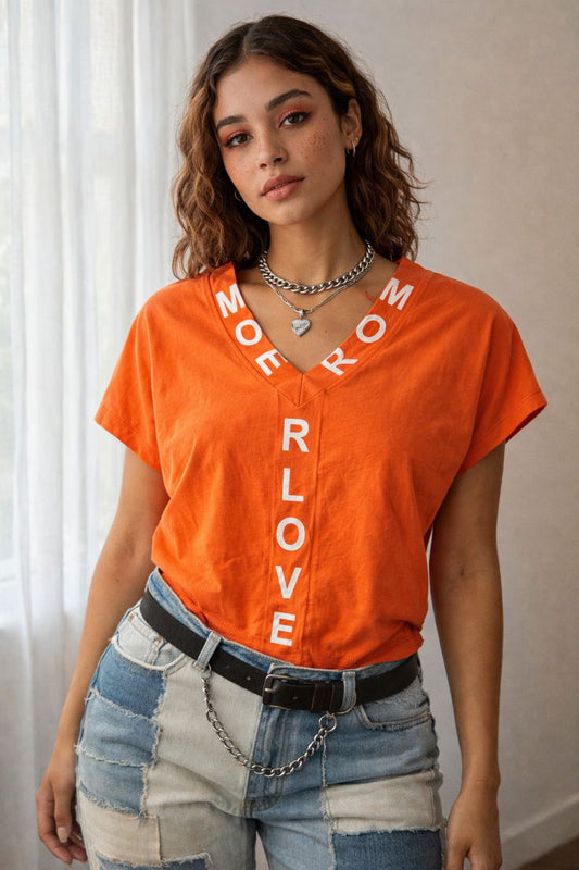 More Love Orange Tee