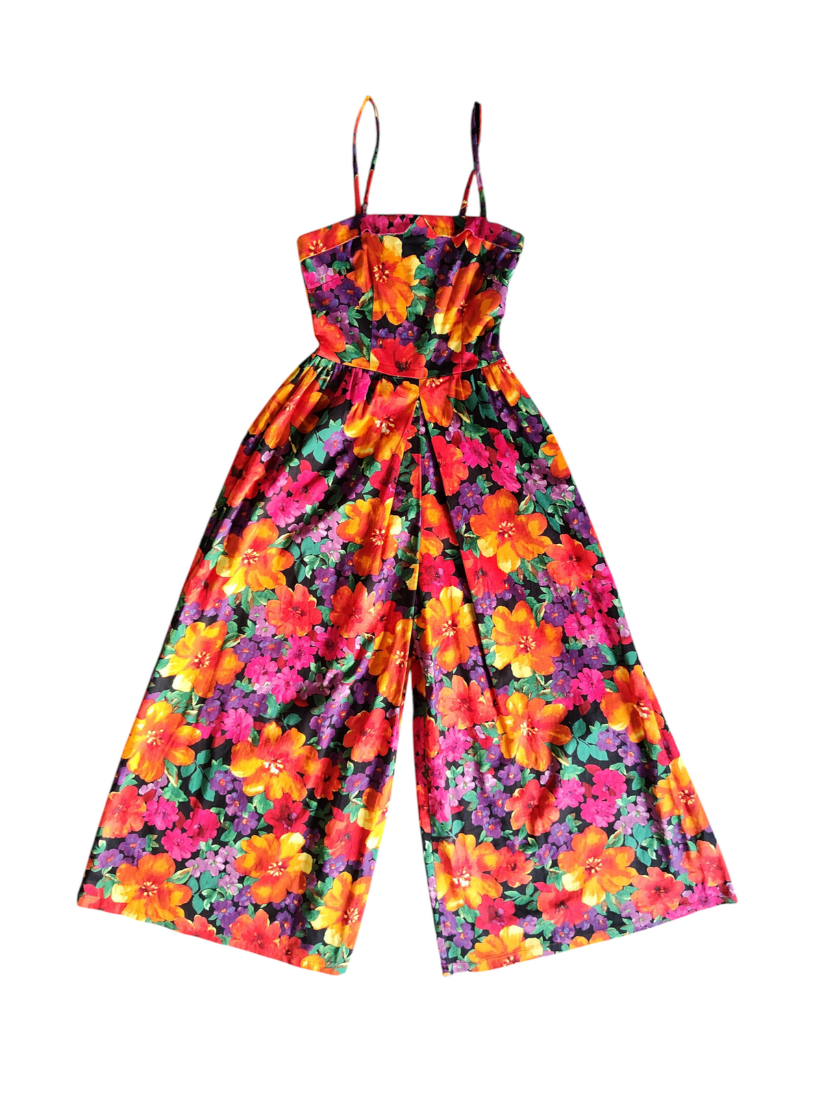 Ask Grace Multicolour Floral Wide-Leg Jumpsuit
