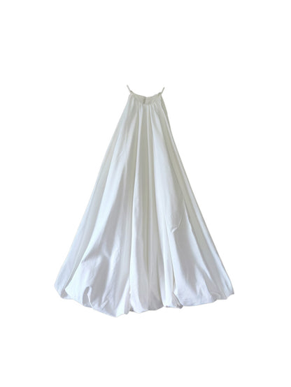 Zara White Halter-Neck Mini Dress
