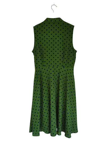 Princess Highway Green Polka-Dot Midi Dress