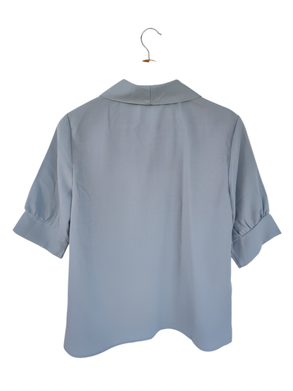 Vintage Style Button Up Blouse