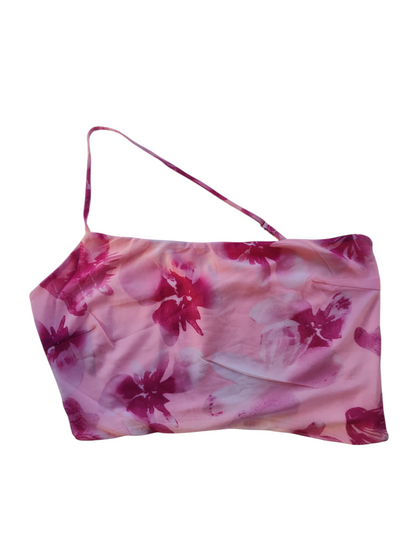Pink floral cami top