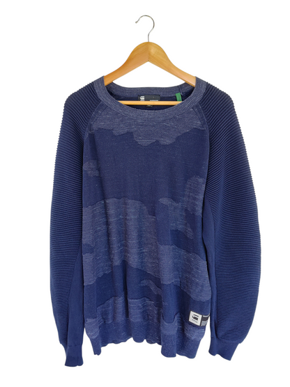 Navy G-Star RAW knit jumper