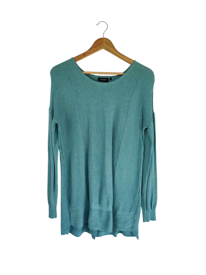 Jeanswest Teal Relaxed Longline Knit Jumper