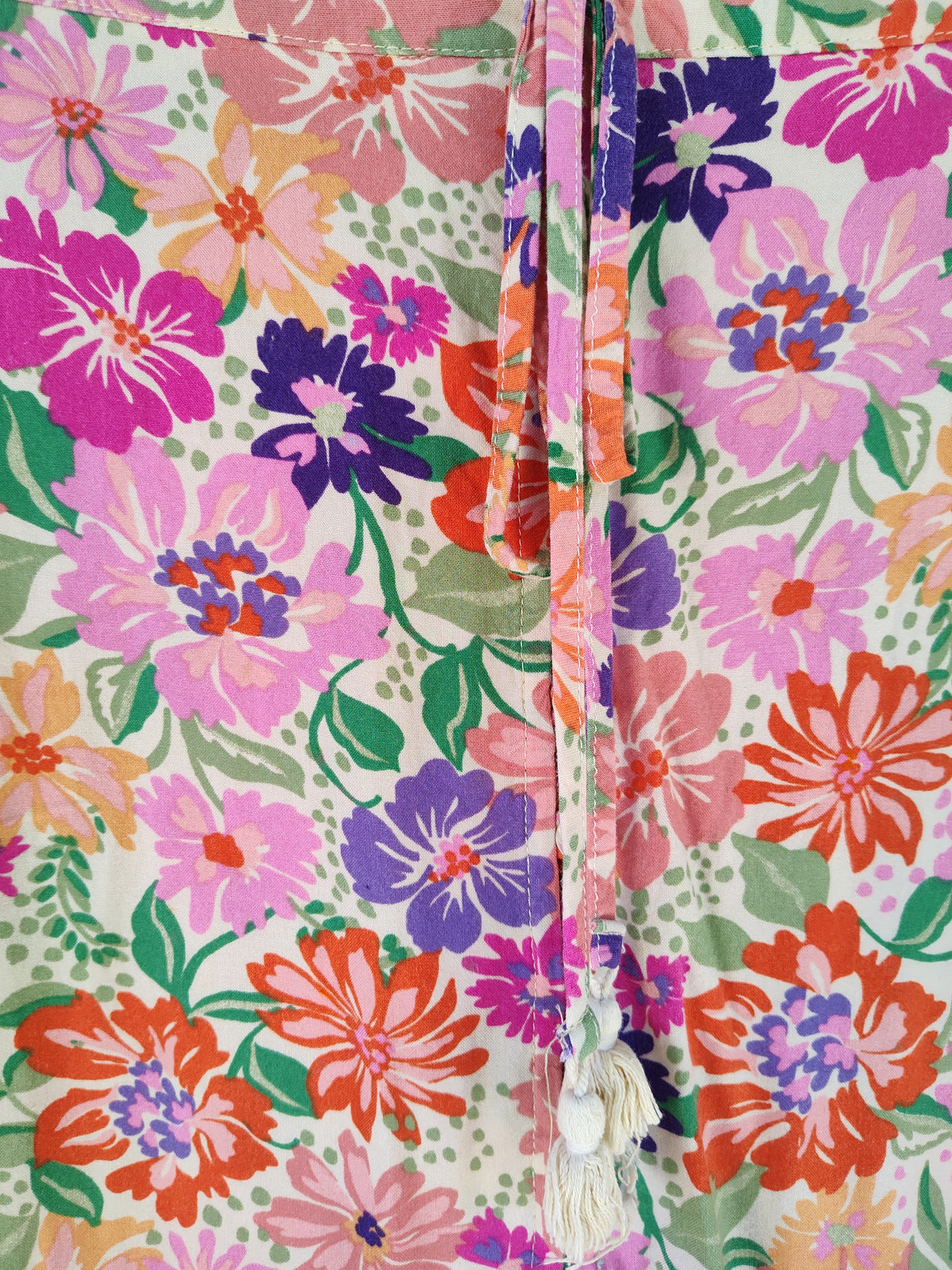 Paper Heart Colourful Floral Tiered Maxi Skirt