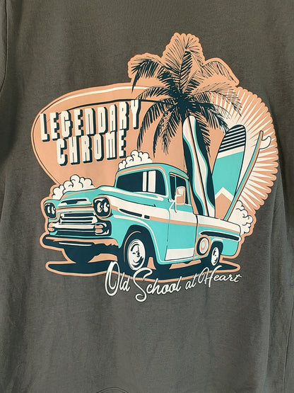 Nickel & Iron Legendary Chrome Surf Graphic T-Shirt