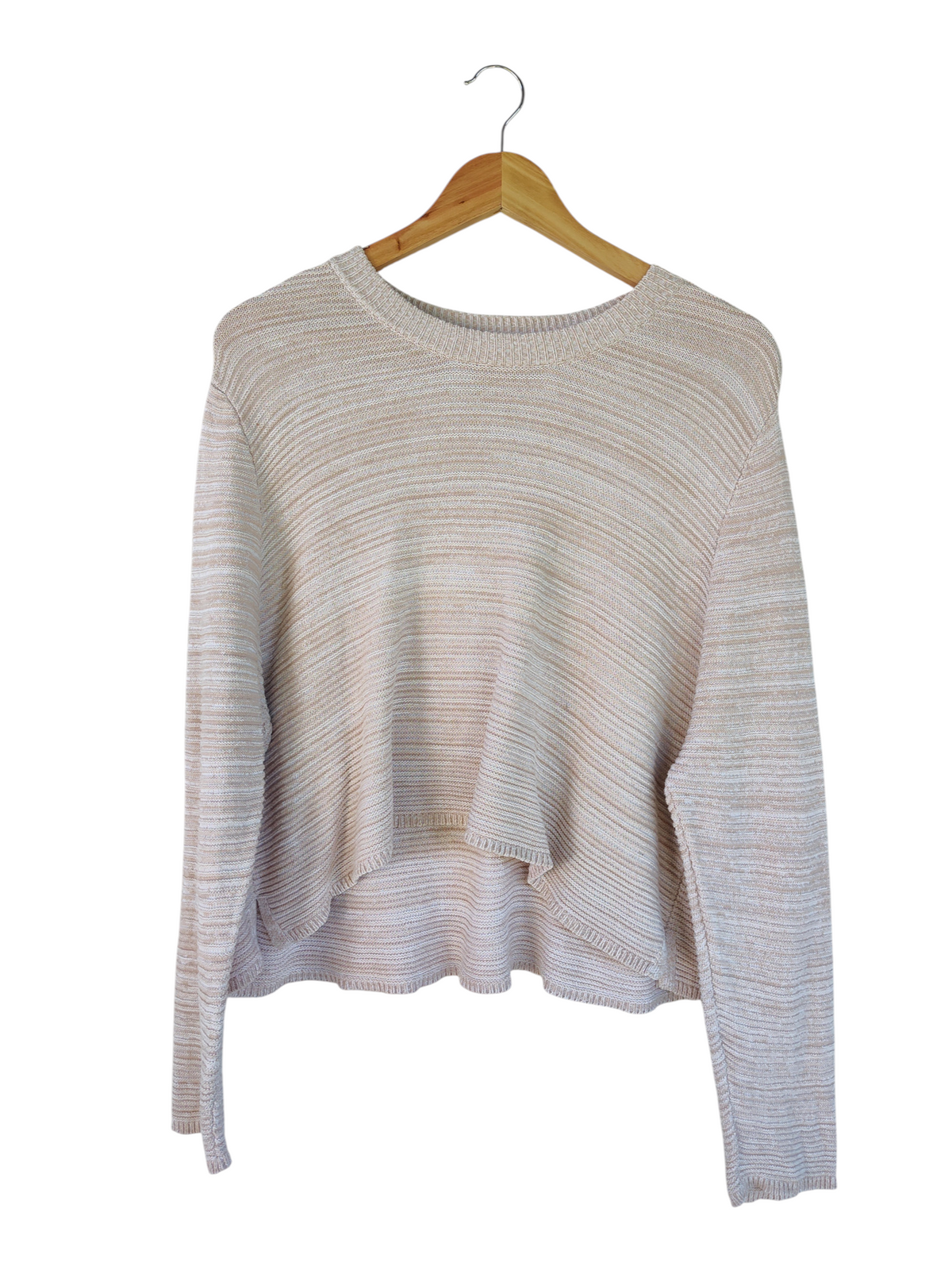 Cotton On Beige Layered Hem Knit Jumper