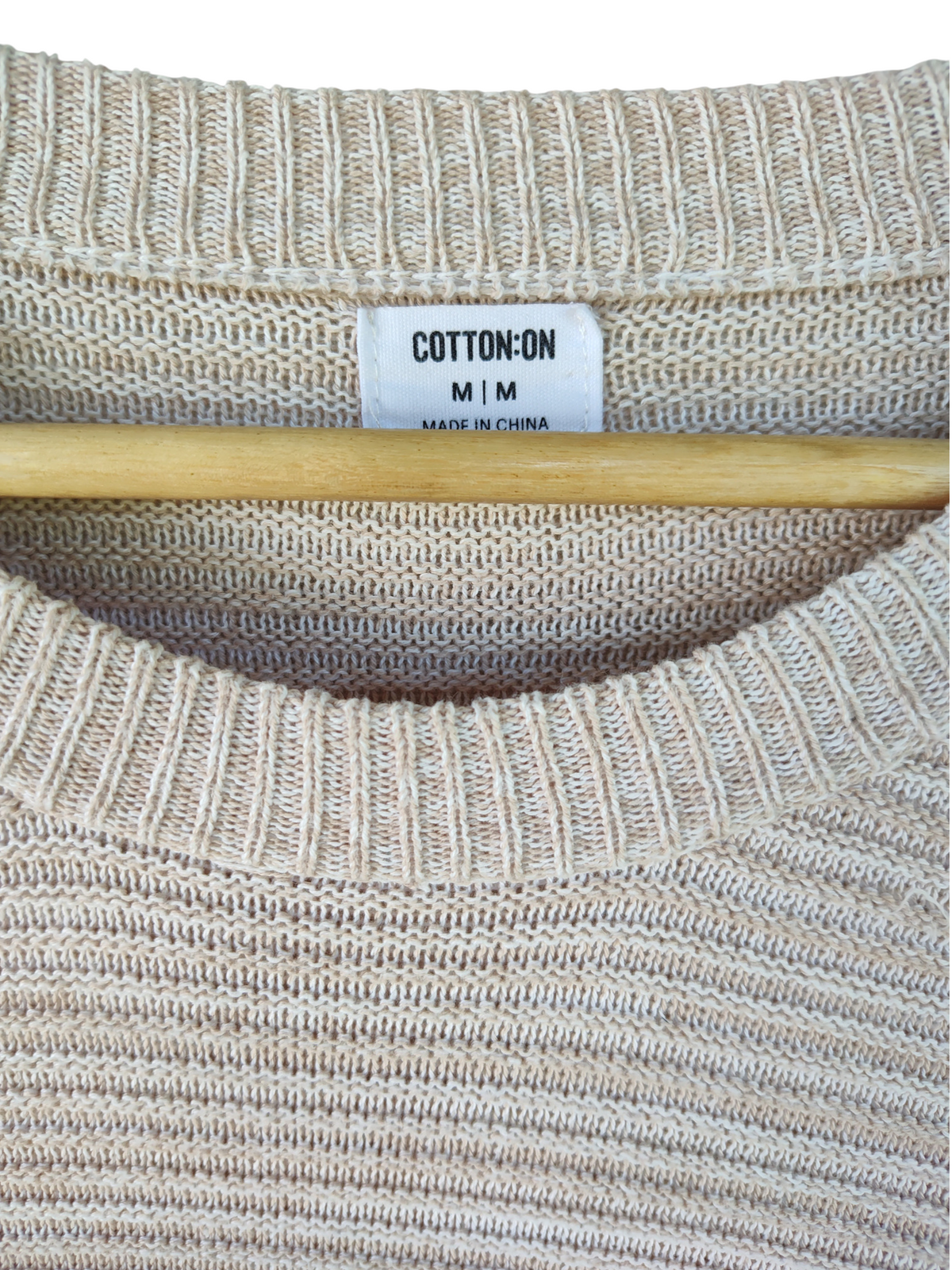 Cotton On Beige Layered Hem Knit Jumper