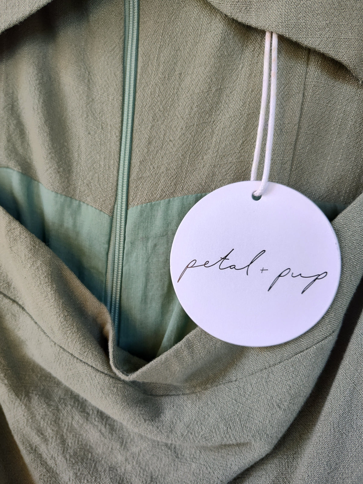 Petal + Pup Sage Green Cut Out Maxi Dress