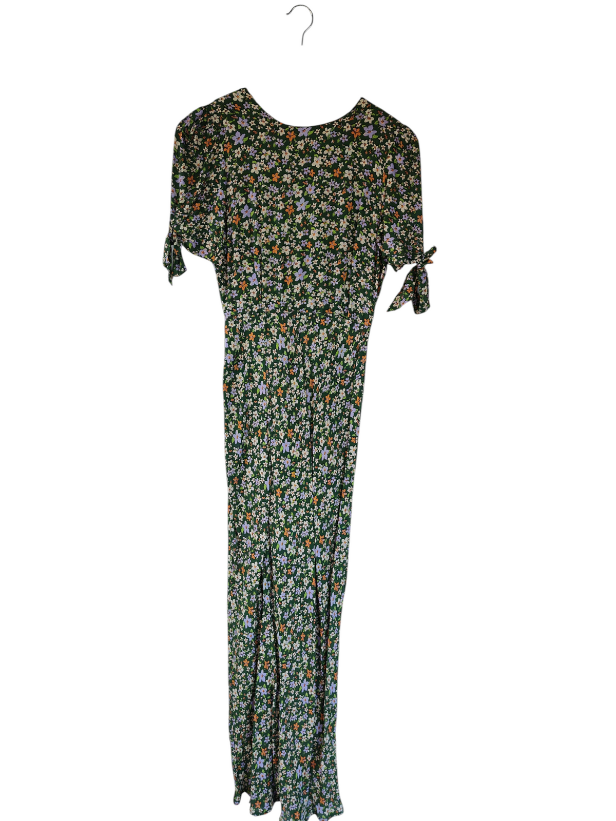 Asos Green Floral Print Maxi Dress