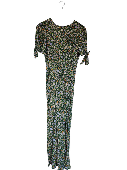 Asos Green Floral Print Maxi Dress